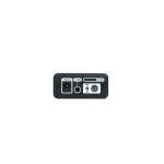 HOT RUSHFPV 1.2G/1.3G V2 VRX Receiver Card Recording DVR Circularly Polarized Antenna FPV Racing Traversal Aircraft Long Range
